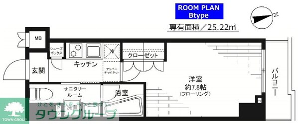 グランドコンシェルジュ新御徒町アジールコートの物件間取画像